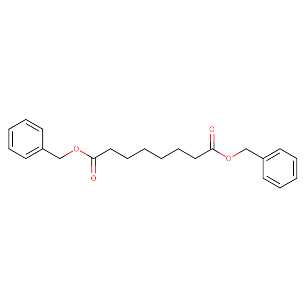 Octanedioic acid, bis(phenylmethyl) ester structural formula