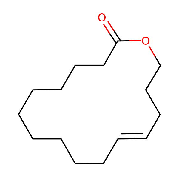 Oxacyclohexadec-12-en-2-one, (12E)- structural formula