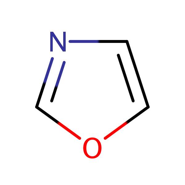 Oxazole structural formula