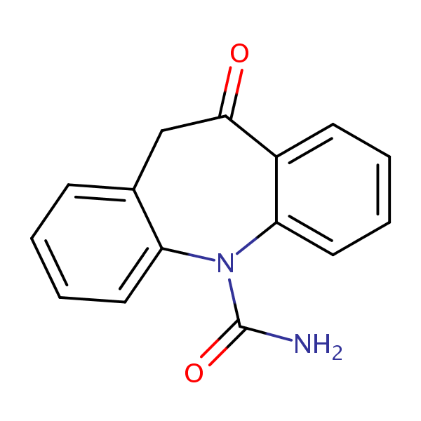 Oxcarbazepine structural formula