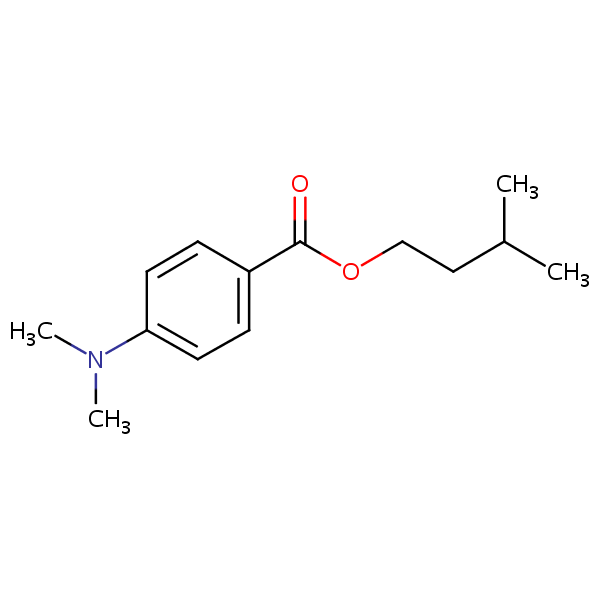Padimate structural formula