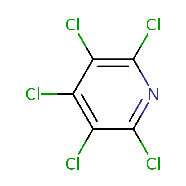 Pentachloropyridine structural formula