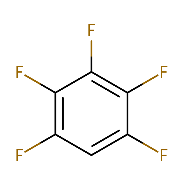Pentafluorobenzene structural formula