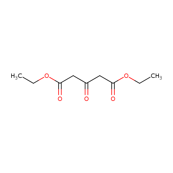 Pentanedioic acid, 3-oxo-, diethyl ester structural formula