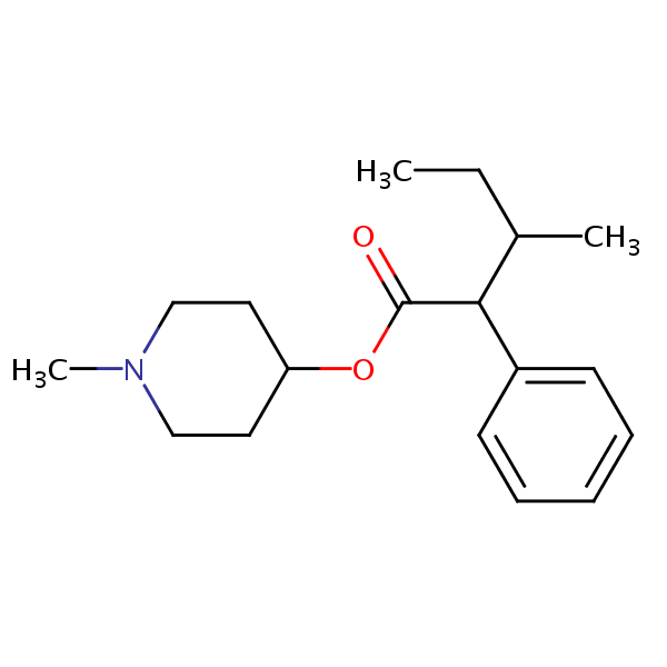 Pentapiperide structural formula