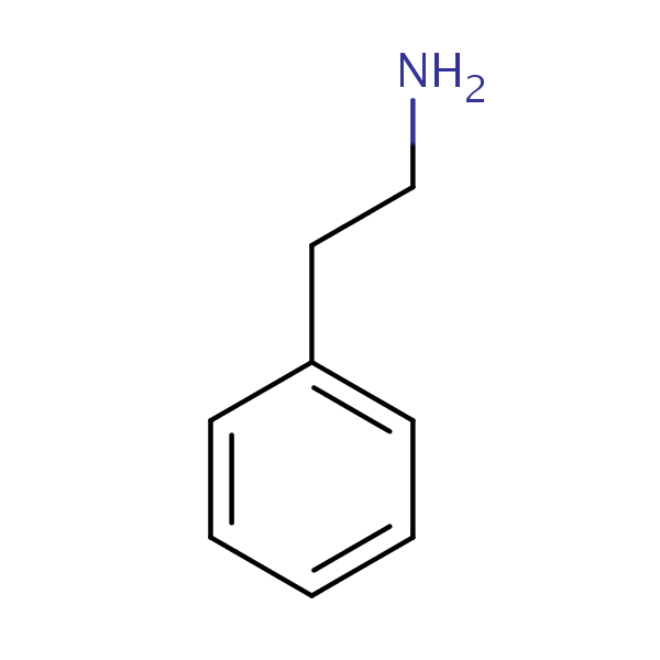 Phenethylamine structural formula