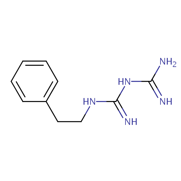Phenformin structural formula