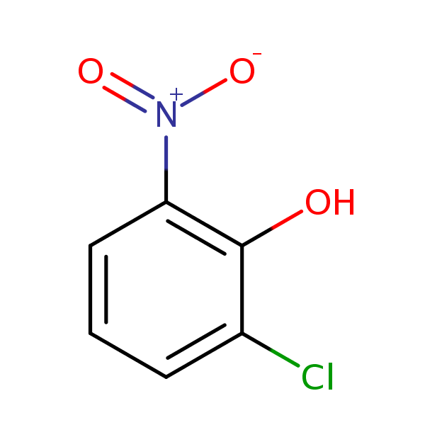 Phenol, 2-chloro-6-nitro- structural formula