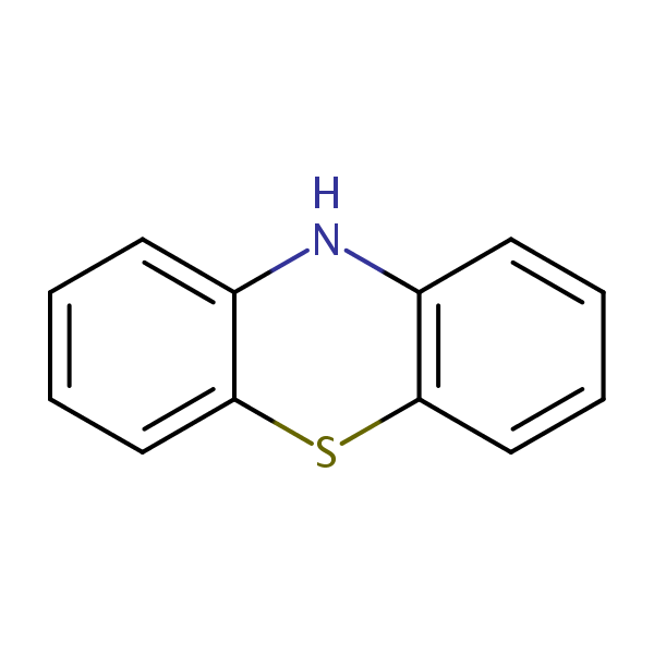 Phenothiazine structural formula