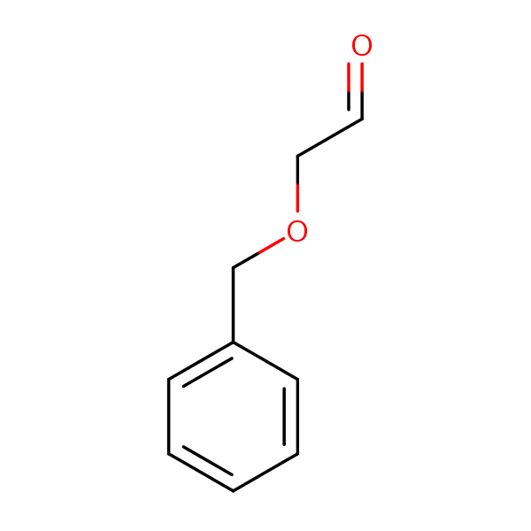 (Phenylmethoxy)acetaldehyde structural formula