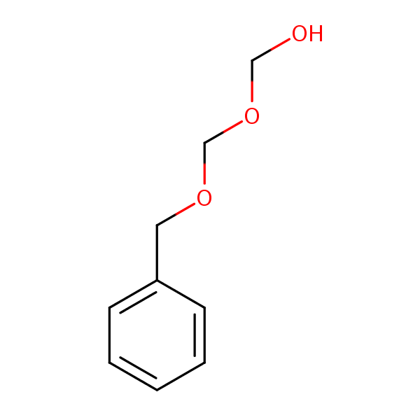 ((Phenylmethoxy)methoxy)methanol structural formula