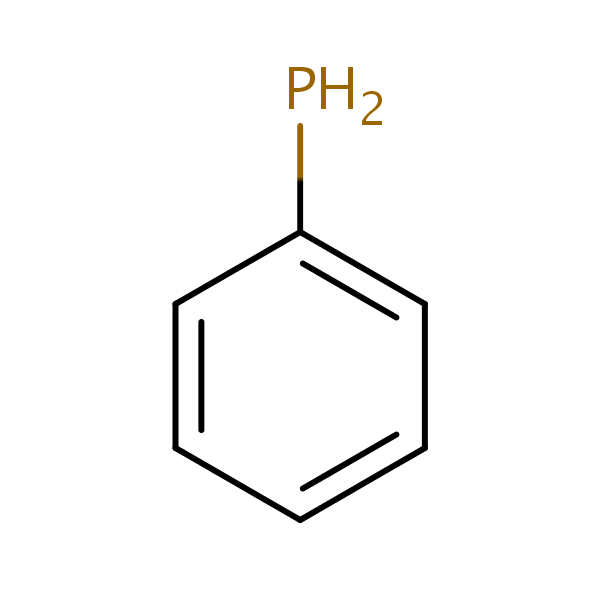Phenylphosphine structural formula