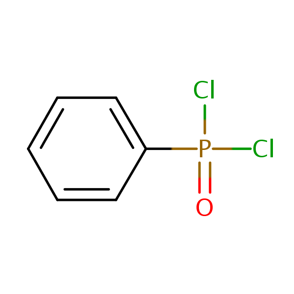 Phenylphosphonic dichloride structural formula