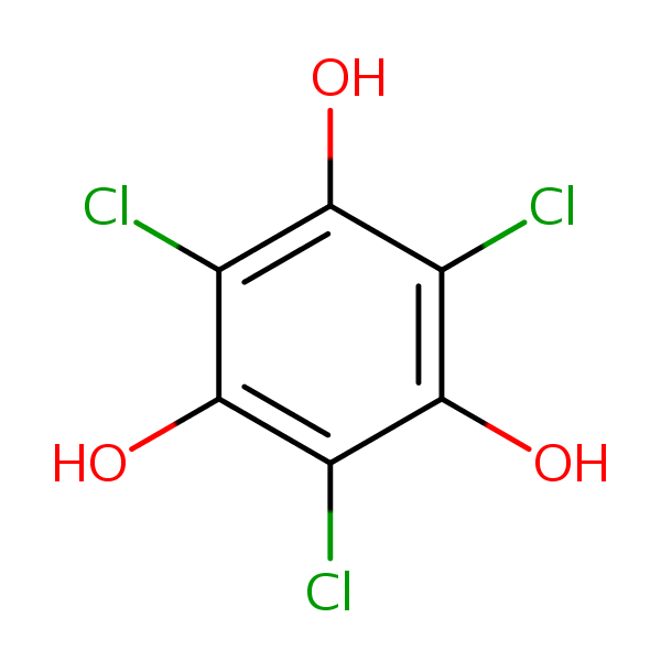 Phloroglucinol, trichloro- structural formula