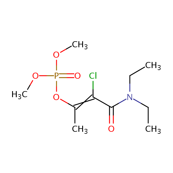 Phosphamidon structural formula