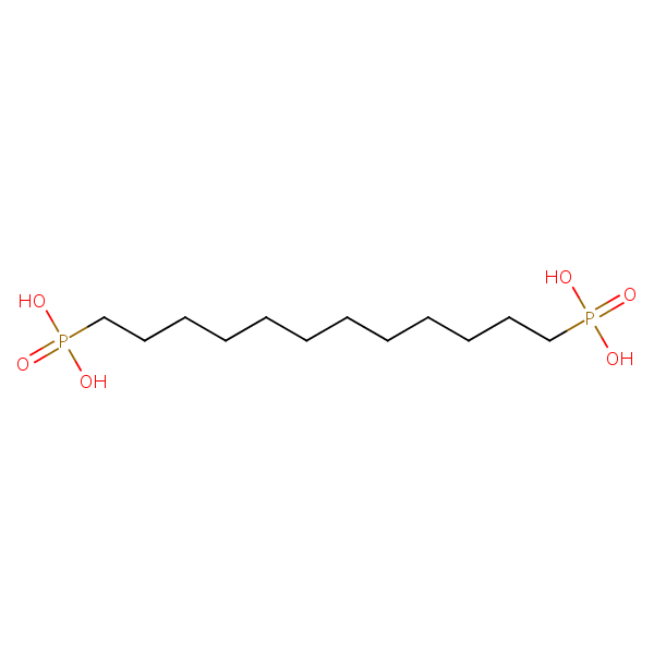 Phosphonic acid, 1,12-dodecanediylbis- structural formula