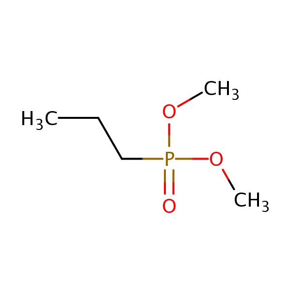 Phosphonic acid, propyl-, dimethyl ester structural formula