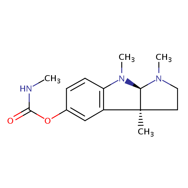 Physostigmine structural formula
