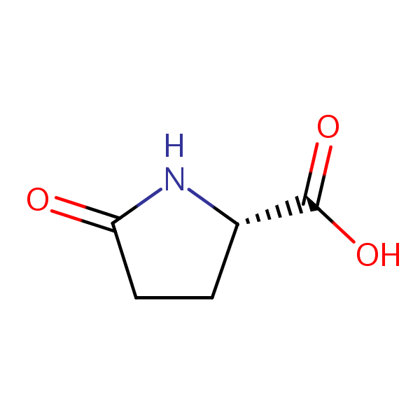 Pidolic acid structural formula