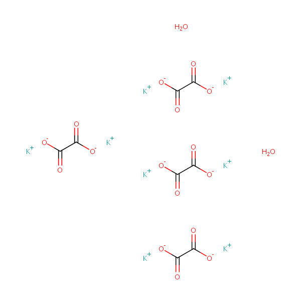 Potassium ethanedioate--water (4/2/1) structural formula