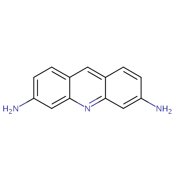 Proflavin structural formula