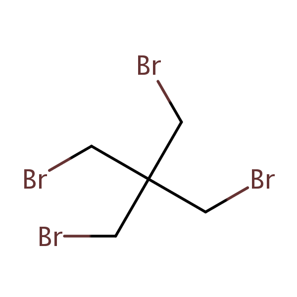 Propane, 1,3-dibromo-2,2-bis(bromomethyl)- structural formula