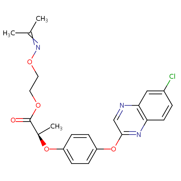 Propaquizafop structural formula