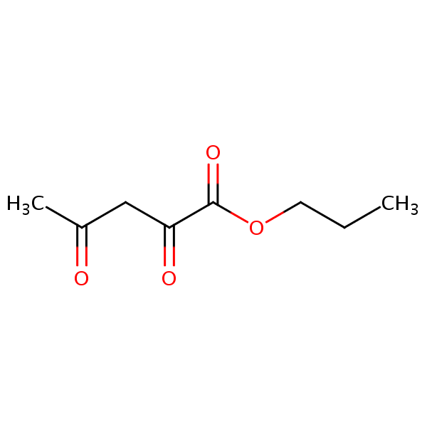 Propyl 2,4-dioxovalerate structural formula