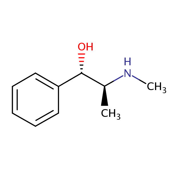 Pseudoephedrine (PSE) structural formula