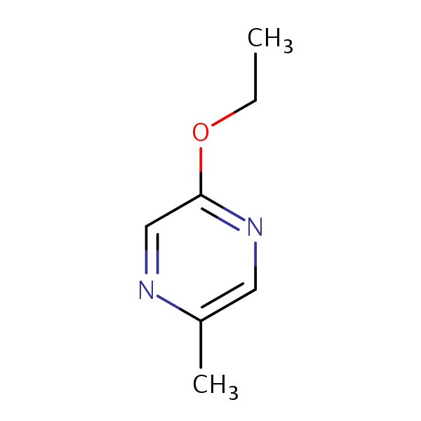 Pyrazine, 2-ethoxy-5-methyl- structural formula