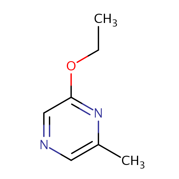 Pyrazine, 2-ethoxy-6-methyl- structural formula