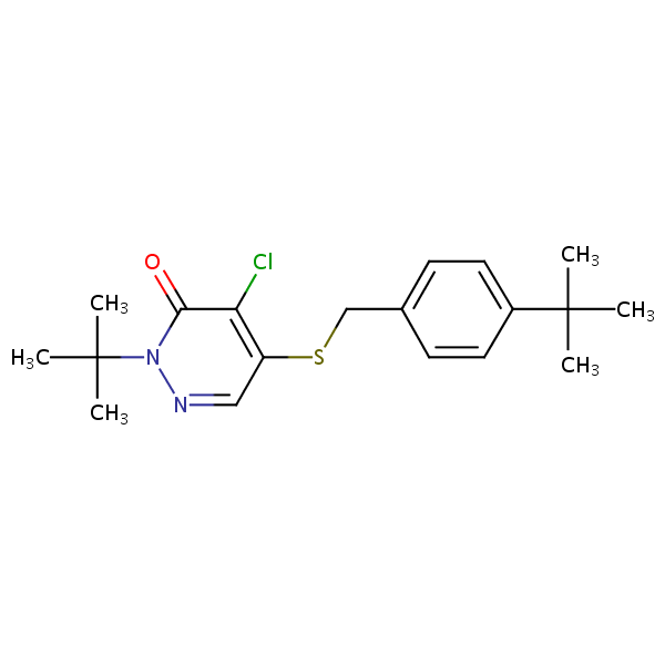 Pyridaben structural formula