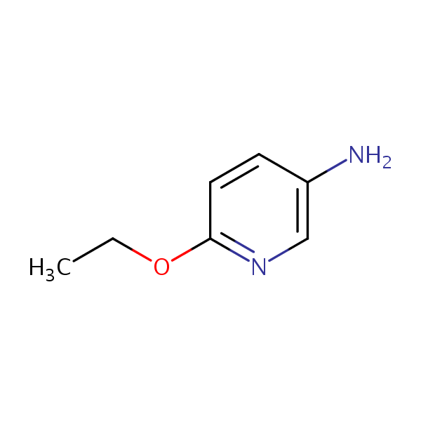 Pyridine, 5-amino-2-ethoxy- structural formula