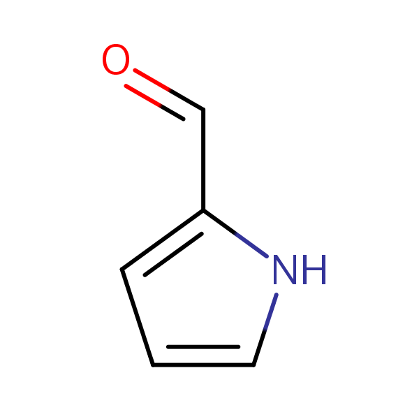 Pyrrole-2-carbaldehyde structural formula