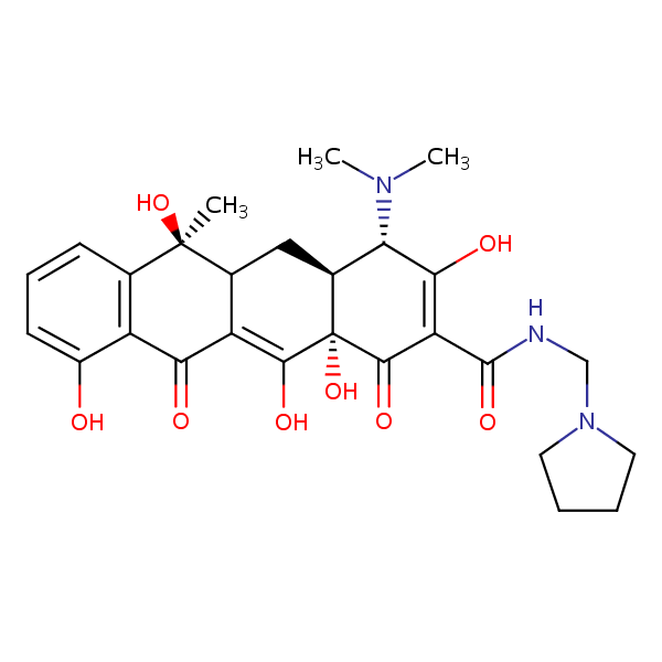 Rolitetracycline structural formula