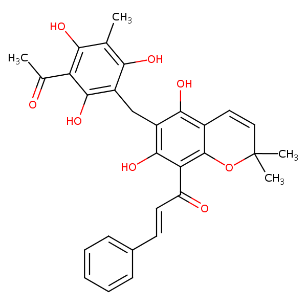 Rottlerin structural formula