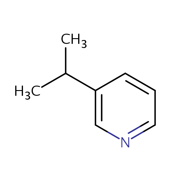 (S)-3-(Isopropyl)pyridine structural formula