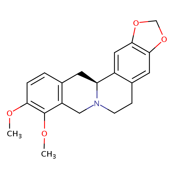 (S)-(-)-Canadine structural formula