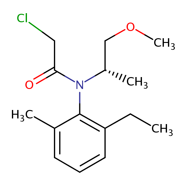 S-Metolachlor structural formula