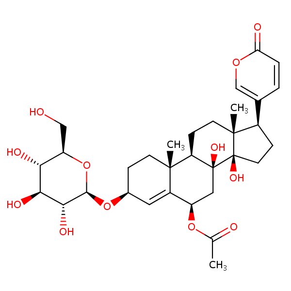 Scilliroside structural formula