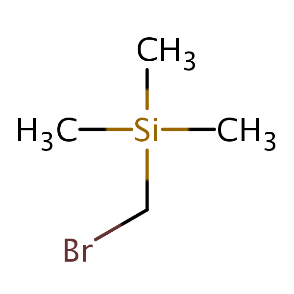 Silane, (bromomethyl)trimethyl- structural formula