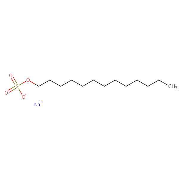 Sodium tridecyl sulfate structural formula