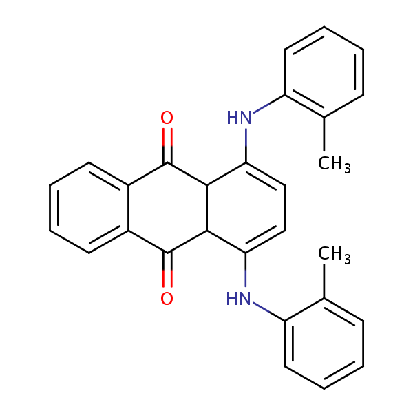 Solvent Blue 101 structural formula