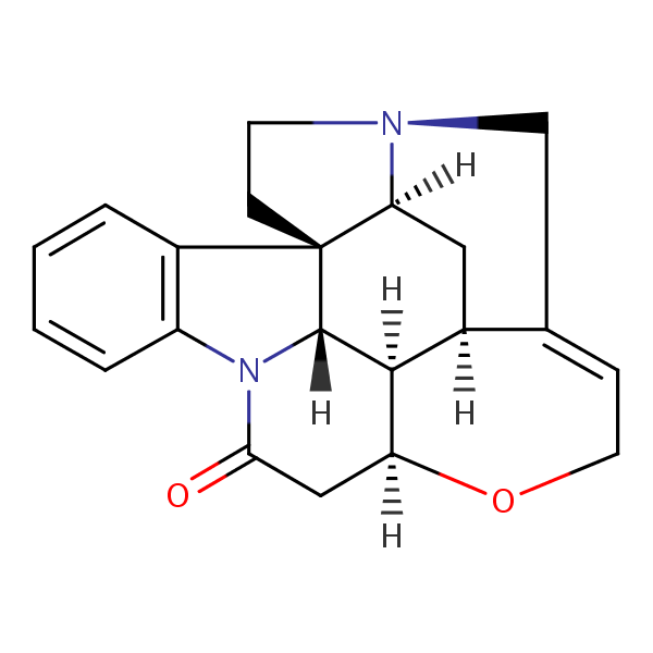 Strychnine structural formula