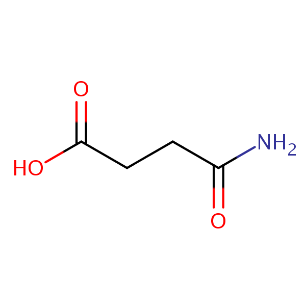 Succinamic acid structural formula
