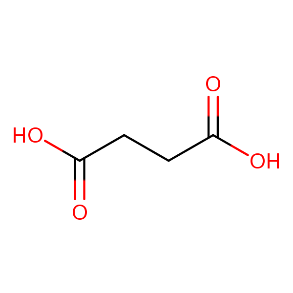 Succinic Acid structural formula