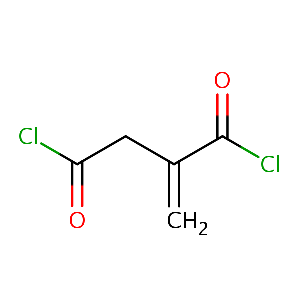 Succinyl chloride, methylene structural formula