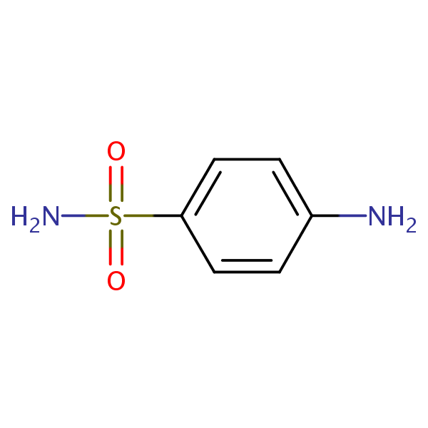 Sulphanilamide structural formula