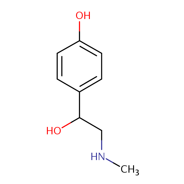 Synephrine structural formula