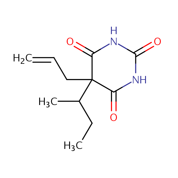 Talbutal structural formula